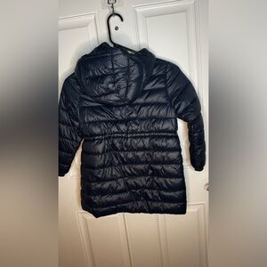 Zara girls Midnight Black Puffer Coat